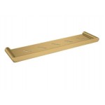 Esperia Brushed Gold Solid Brass Towel Shelf